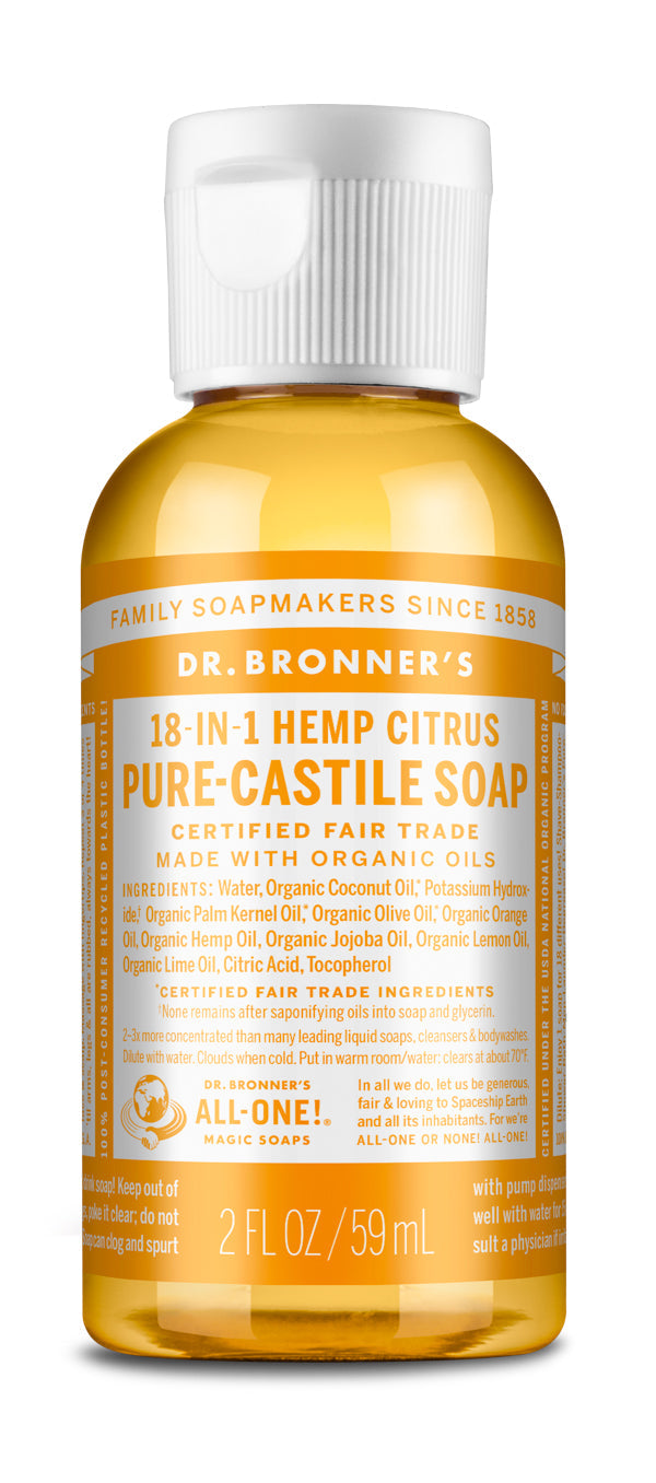 Citrus - Pure-Castile Liquid Soap - ProCare Outlet by Dr Bronner's