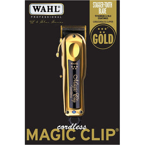 Wahl 5 Star Magic Clip Gold - 56445 - Includes Charging Stand & Cutting Guides - ProCare Outlet by Wahl