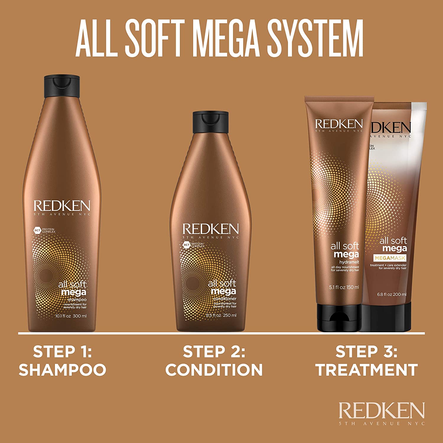 Redken - All Soft Mega - Shampoo (for severely Dry Hair) - by Redken |ProCare Outlet|