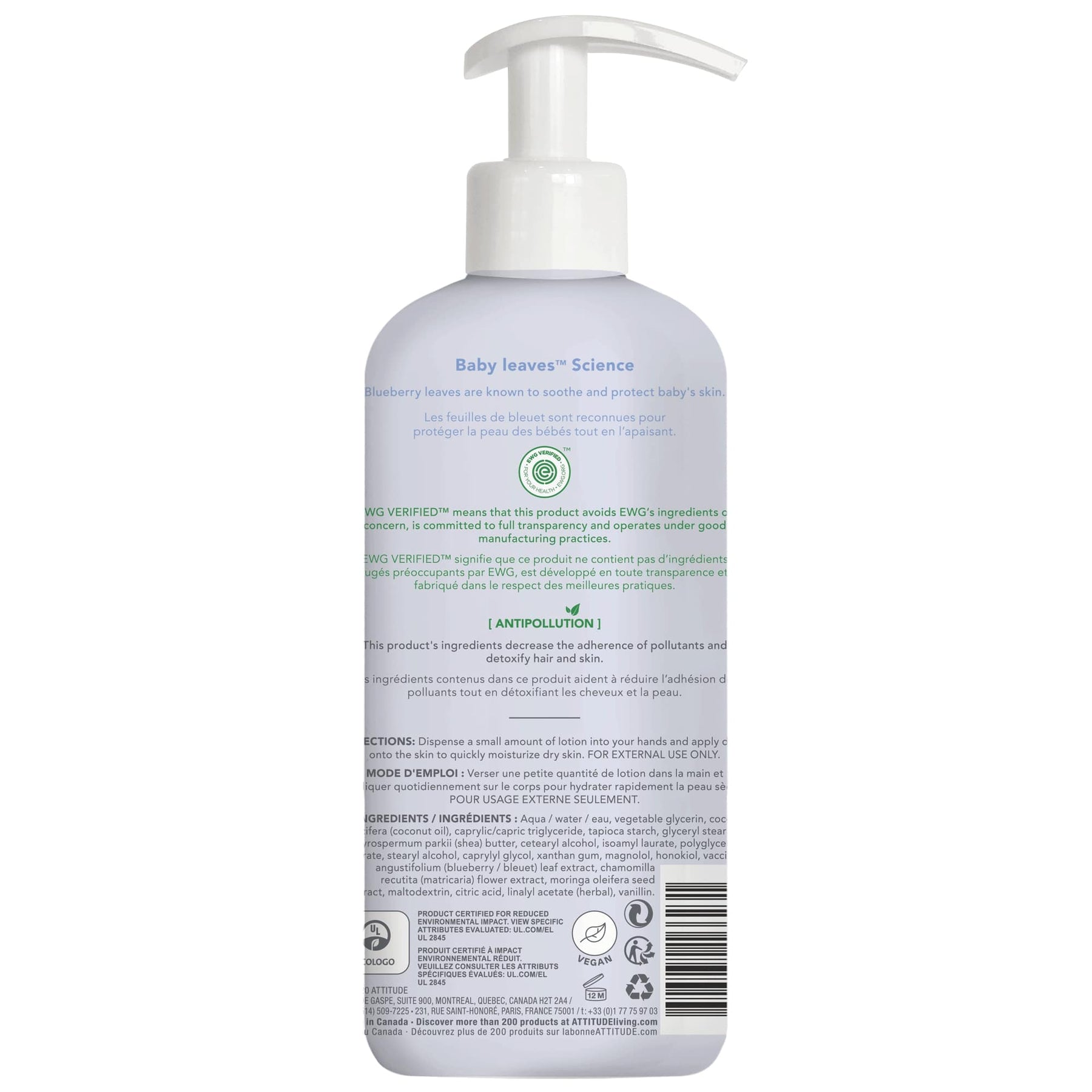 Body Lotion : BABY LEAVES™ - by Attitude |ProCare Outlet|