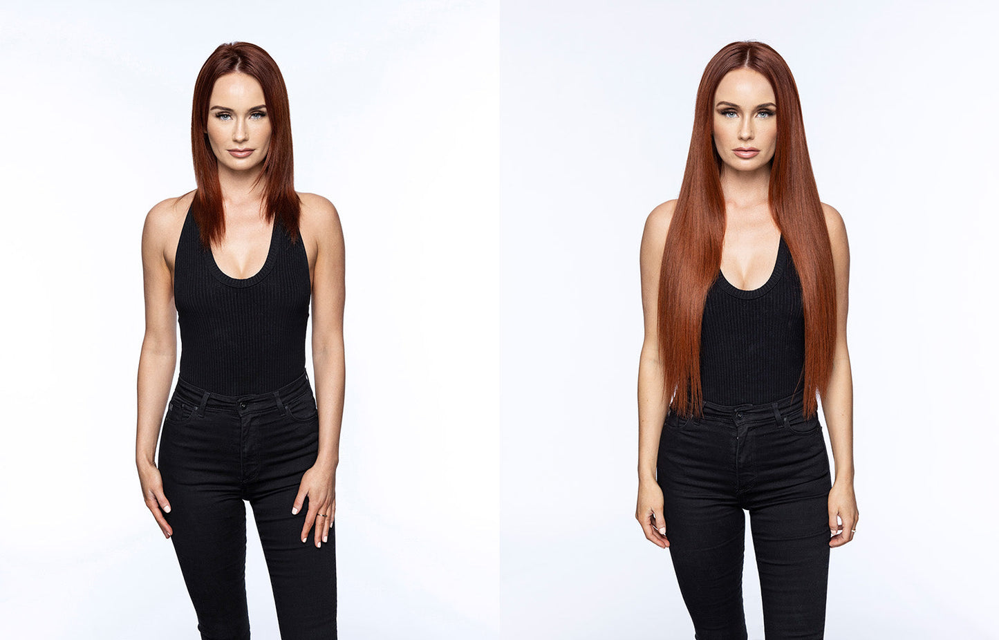 BELLAMI Silk Seam 24" 260g Épicé Crimson Extensions de Cheveux Naturels