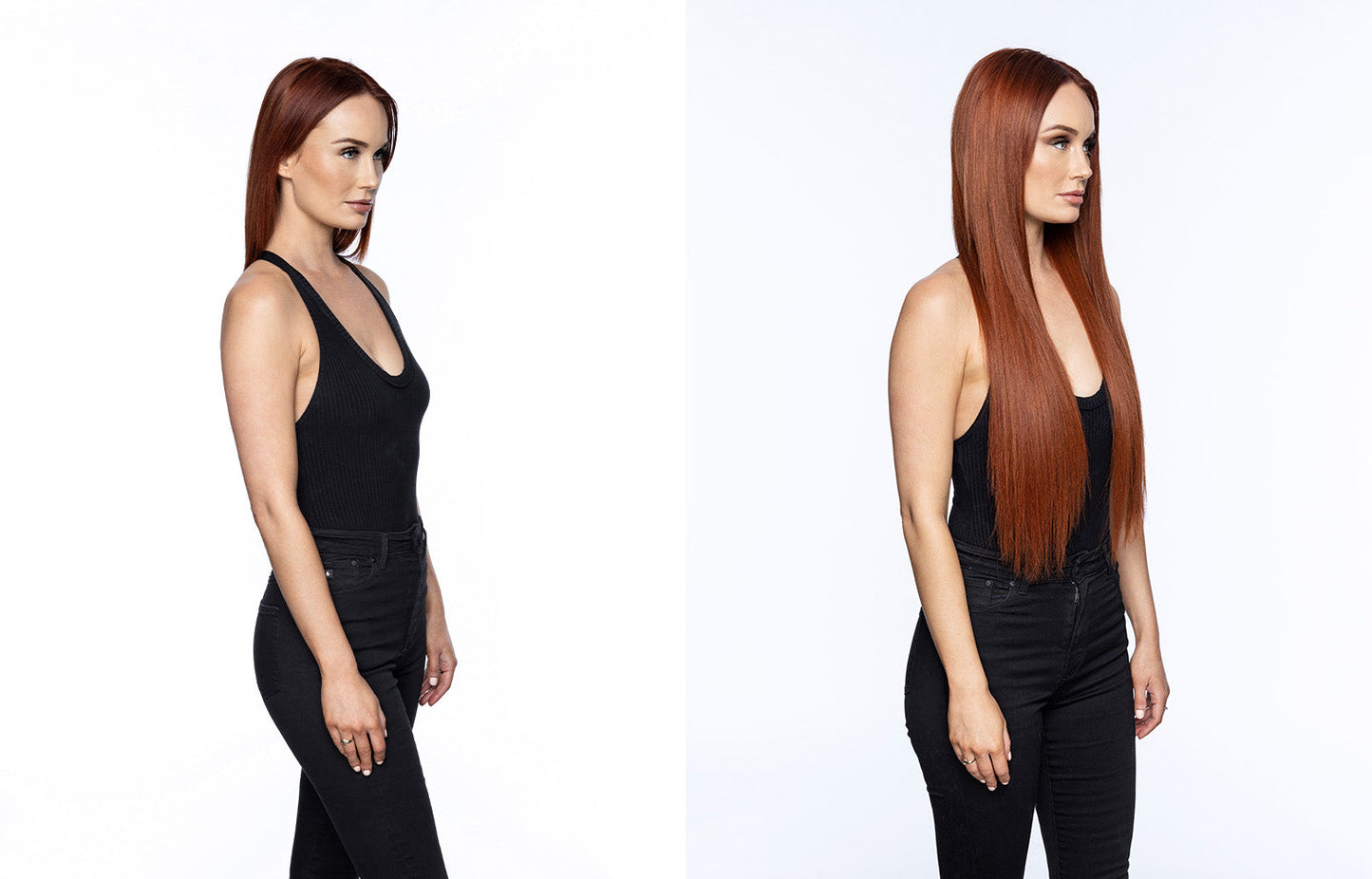 BELLAMI Silk Seam 24" 260g Épicé Crimson Extensions de Cheveux Naturels