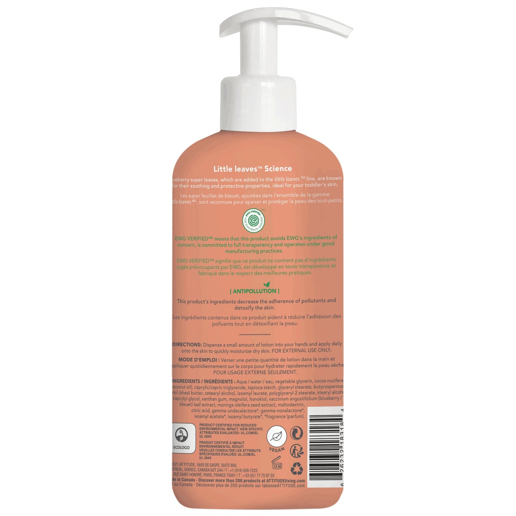 Kids Body Lotion : LITTLE LEAVES™ - by Attitude |ProCare Outlet|