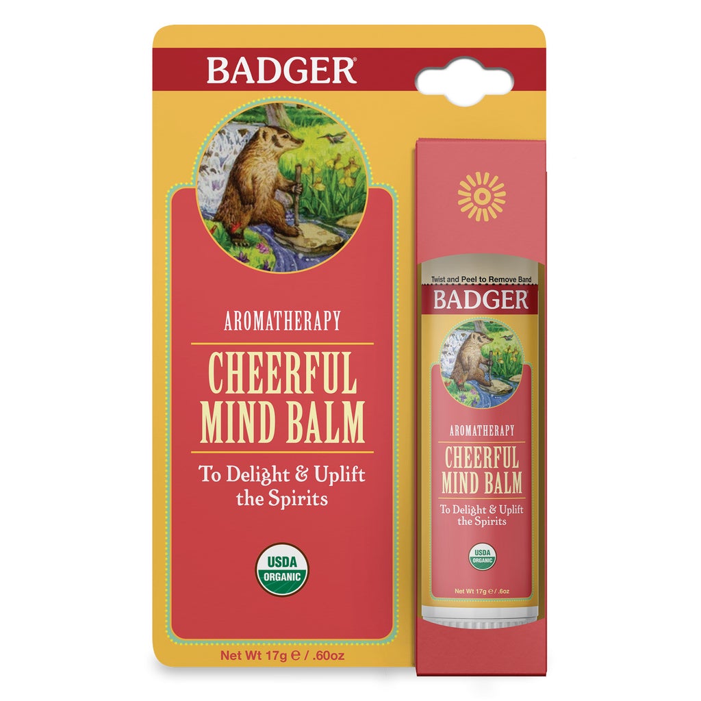 Badger - Cheerful Mind Balm |0.6 oz| - by Badger |ProCare Outlet|