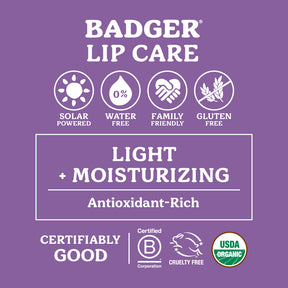 Badger - Classic Lip Balm - Pink Grapefruit |0.15 oz | - ProCare Outlet by Badger