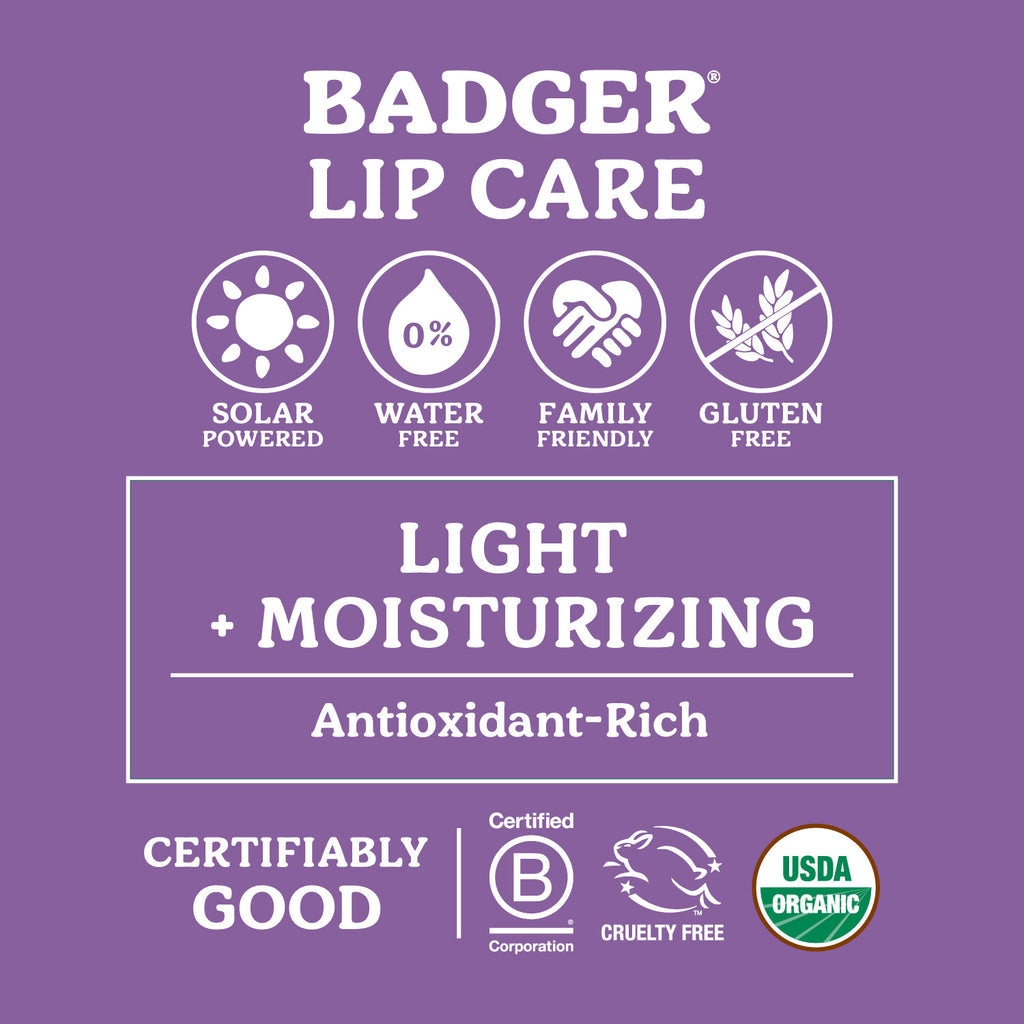 Badger - Classic Lip Balm - Vanilla Madagascar |0.15 oz | - by Badger |ProCare Outlet|