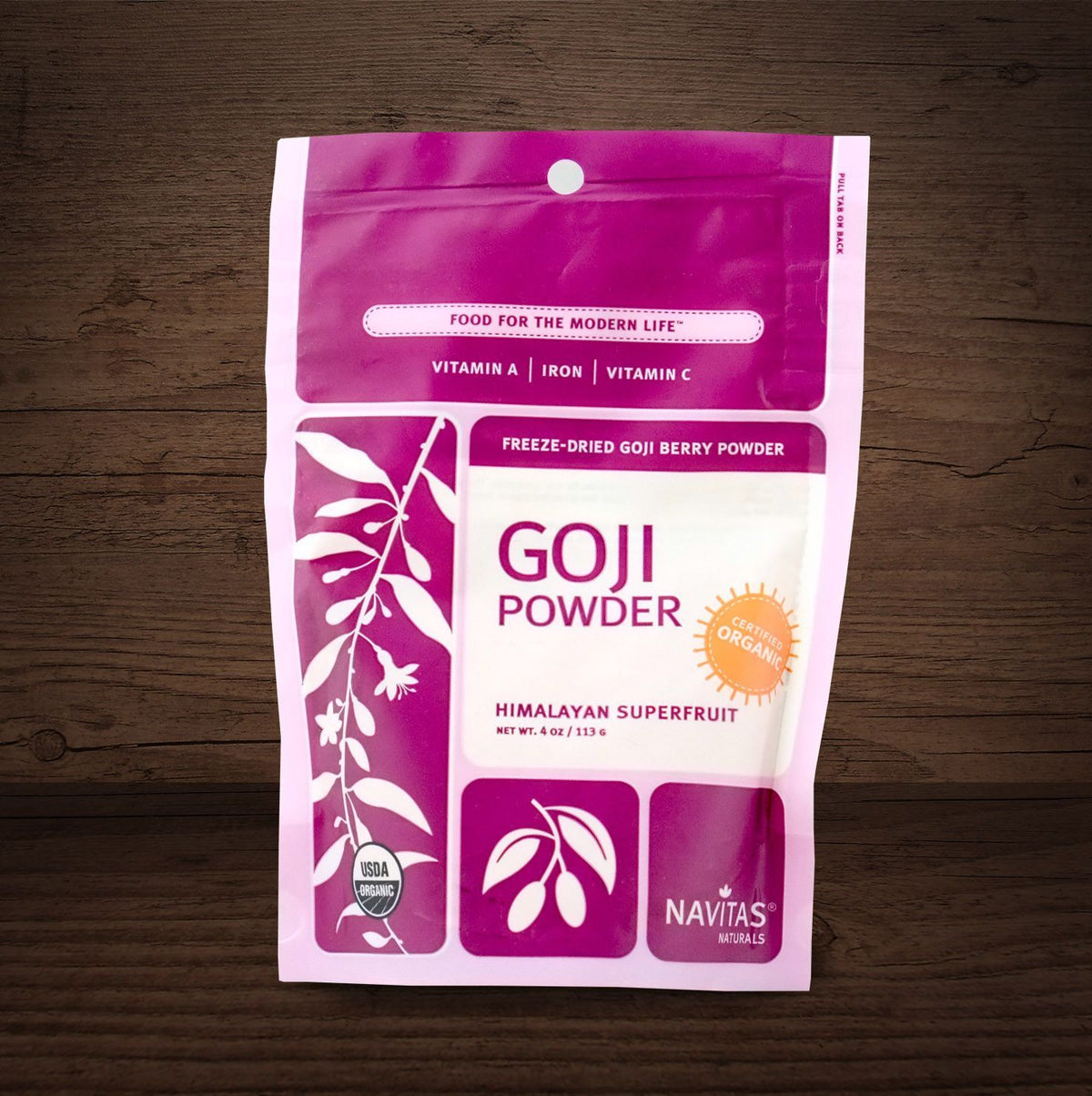 Navitas - Goji Powder 113 G - by Navitas |ProCare Outlet|