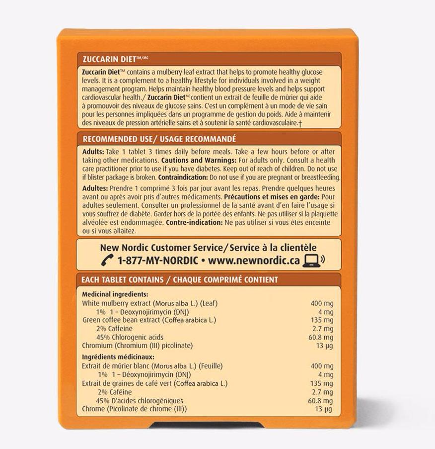 Zuccarin Diet ™ - by New Nordic |ProCare Outlet|