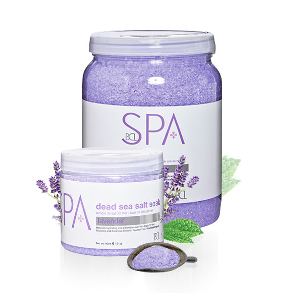 BCL Lavender & Mint Dead Sea Salt Soak 64oz - SALE - by BCL |ProCare Outlet|