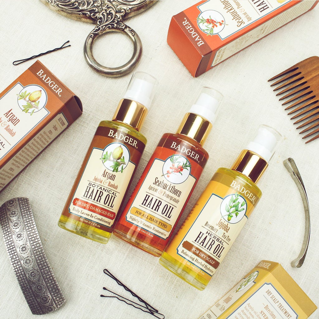 Badger - Jojoba Hair Oil for Dry Scalp |2 oz| - ProCare Outlet by Badger