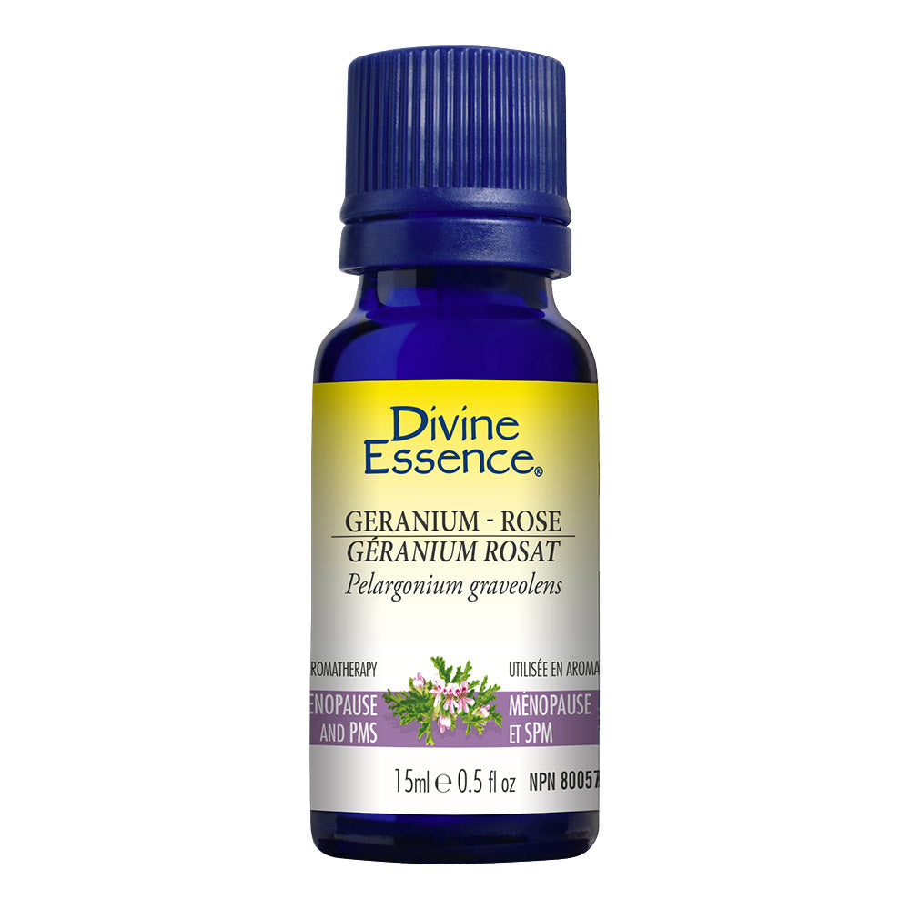 Geranium Rose Essential Oil 15ml, DIVINE ESSENCE - ProCare Outlet by Divine Essence