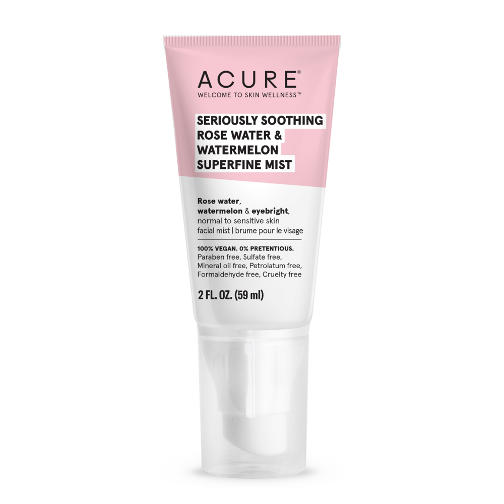 ACURE - Seriously Soothing Rose Water & Watermelon Superfine Mist - by Acure |ProCare Outlet|