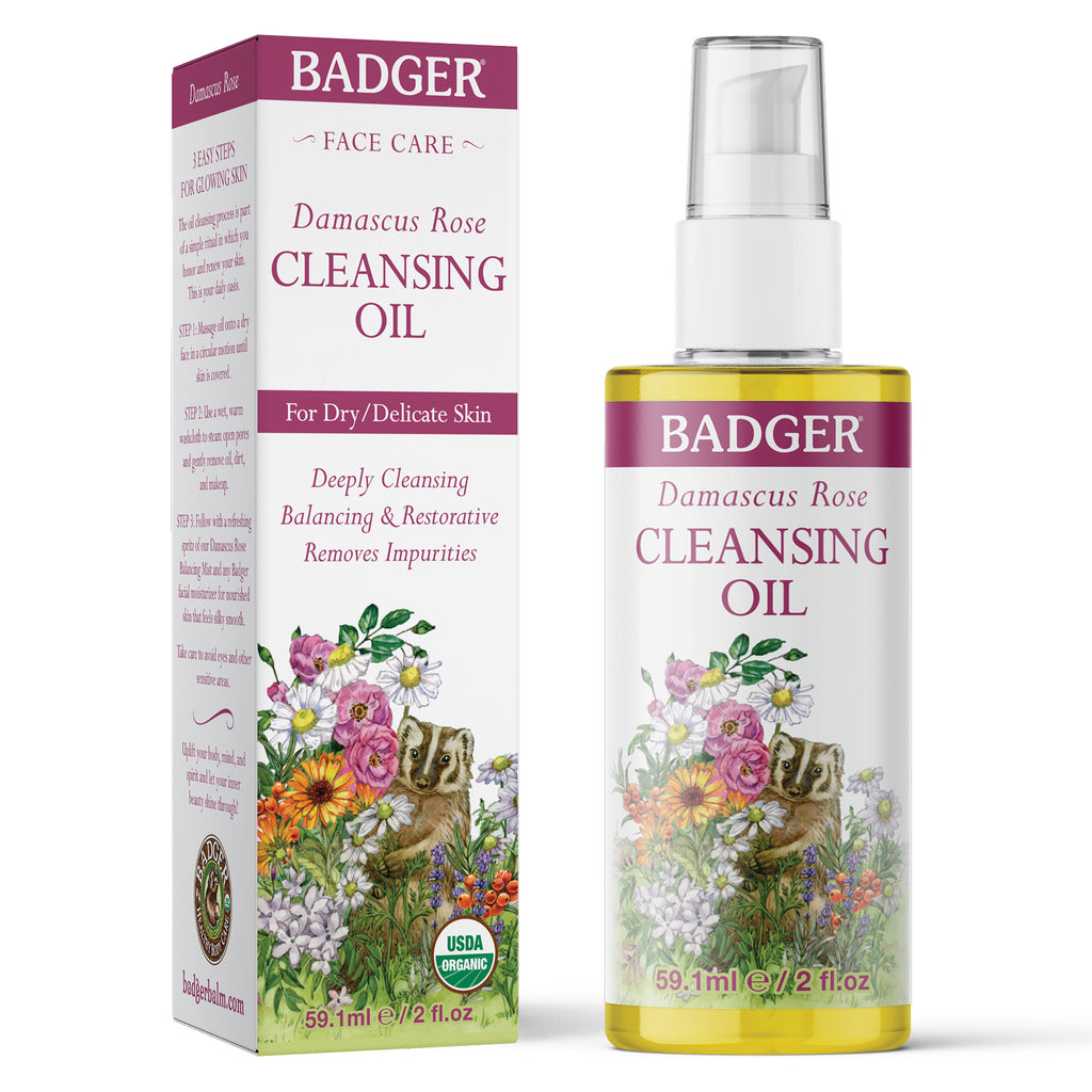 Badger - Rose Face Cleansing Oil |2 oz| - by Badger |ProCare Outlet|