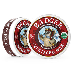 Badger - Mustache Wax |0.75 oz| - by Badger |ProCare Outlet|