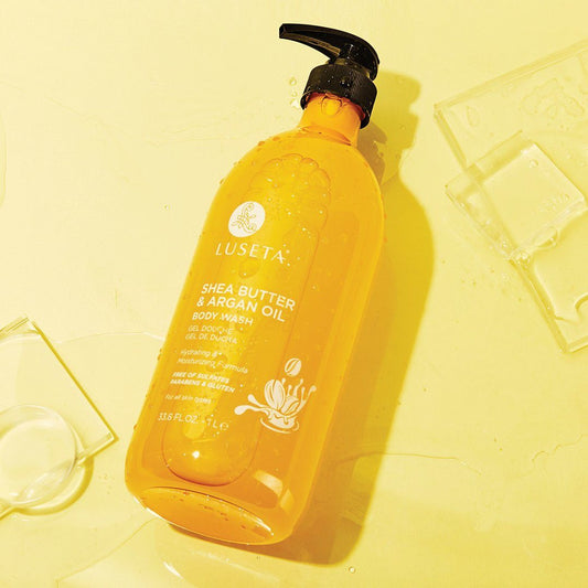 Luseta Beauty Shea Butter & Argan Oil Body Wash — product photograph
