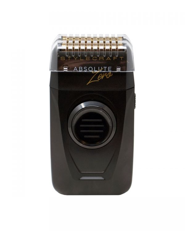 StyleCraft - Absolute Zero - Pro Foil Shaver with Built-In Retractable Trimmer Black - ProCare Outlet by StyleCraft