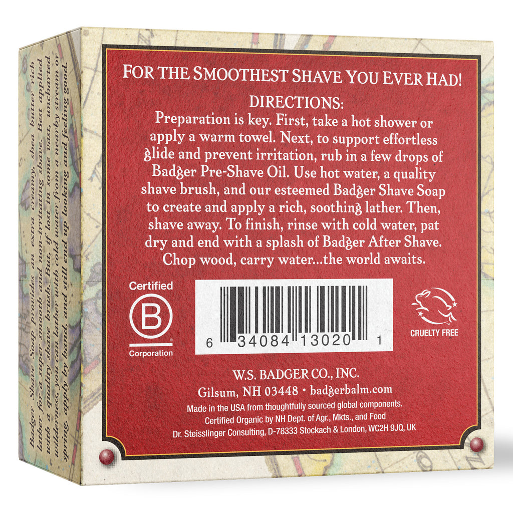 Badger - Shaving Soap Bar |3.15 oz| - by Badger |ProCare Outlet|