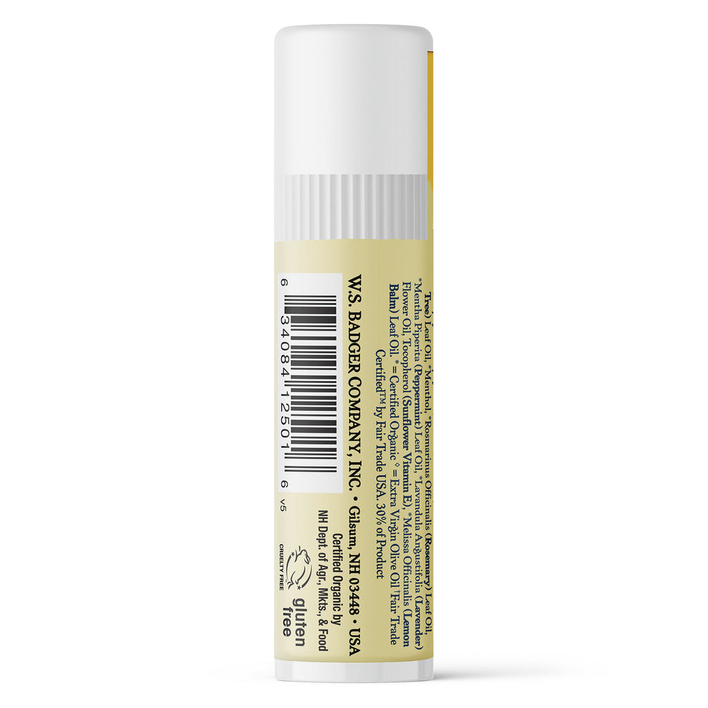 Badger - Tea Tree Lip Balm - Cocoa Butter |0.25 oz | - ProCare Outlet by Badger